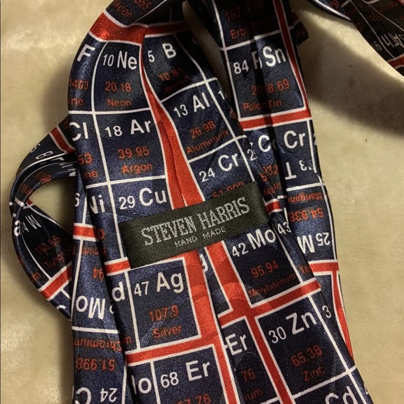 Periodic Table of Elements Neck Tie Steven Harris Chemistry Science Teacher - Picture 7 of 8